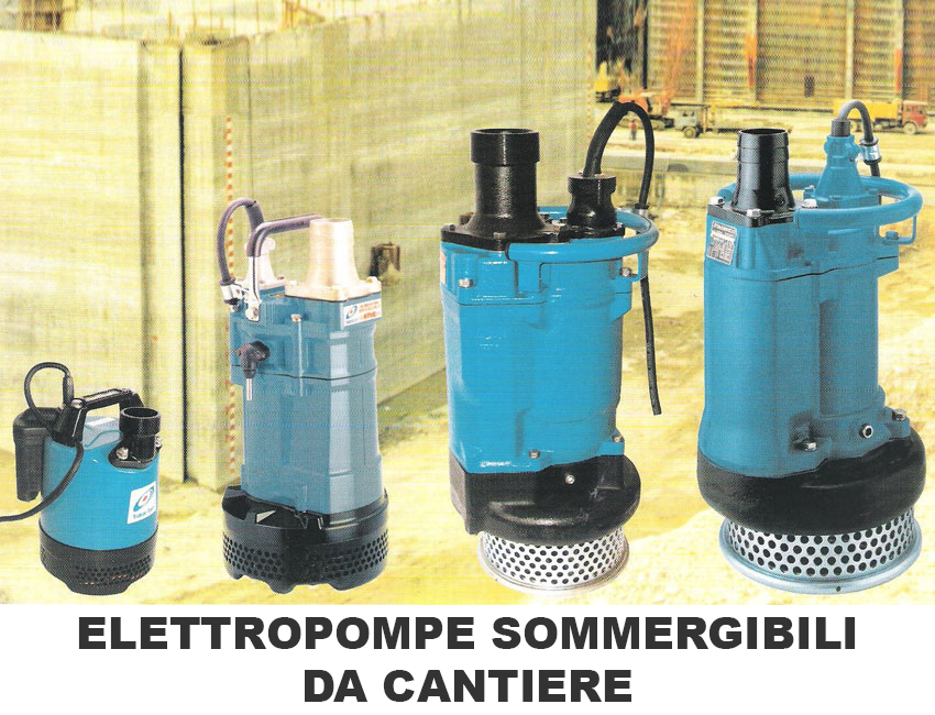 Elettropompe sommergibili da cantiere